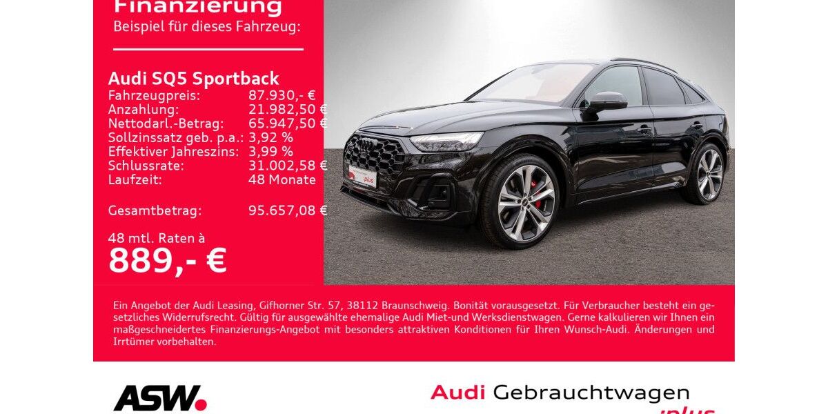 Audi SQ5 3.100 km 84.890 &euro; Heilbronn 74074