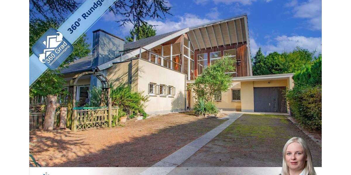 Blömker! Lichtdurchflutetes Architektenhaus, 2 Kamine, Kota im Garten & großer Garage. 5 zimmer