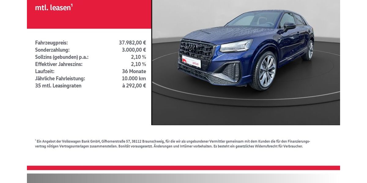 Audi Q2 4.354 km 36.982 &euro; Nordhausen 99734