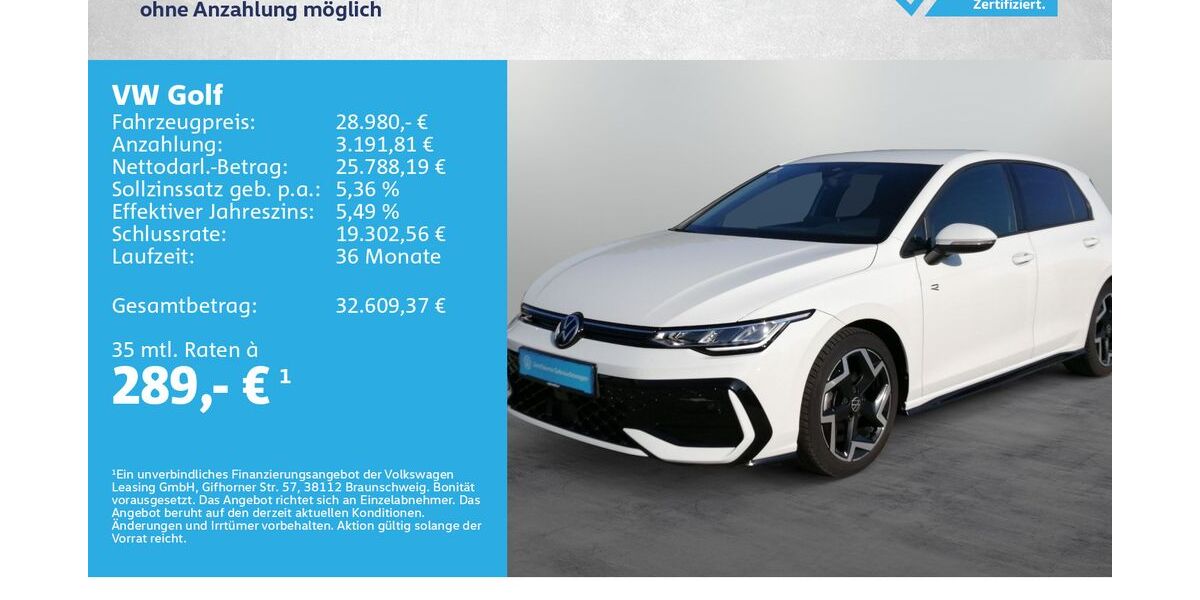 VW Golf 44.000 km 28.980 &euro; Kreuzwertheim 97892