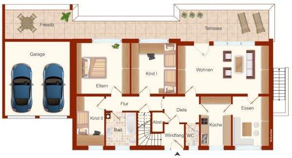 Einfamilienhaus Geiselhöring - 7 Zimmer, 177 m&sup2;, 225.000&euro; | Angebot:25428197