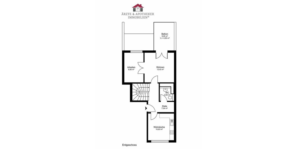 Etagenwohnung Hamburg Poppenbüttel - 3 Zimmer, 83 m&sup2;, 1.890&euro; | Angebot:26806735