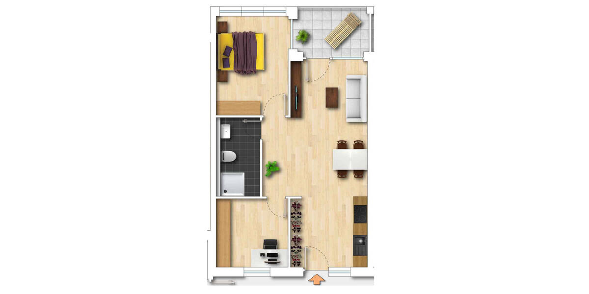 Etagenwohnung Süßen - 3 Zimmer, 62 m&sup2;, 316.900&euro; | Angebot:25863247