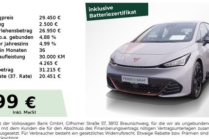 Cupra Born 17.450 km 29.450 € Lauf an der Pegnitz 91207
