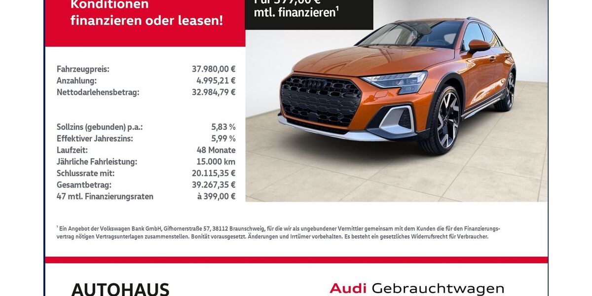 Audi A3 17.700 km 36.979 &euro; Bitterfeld-Wolfen 06749