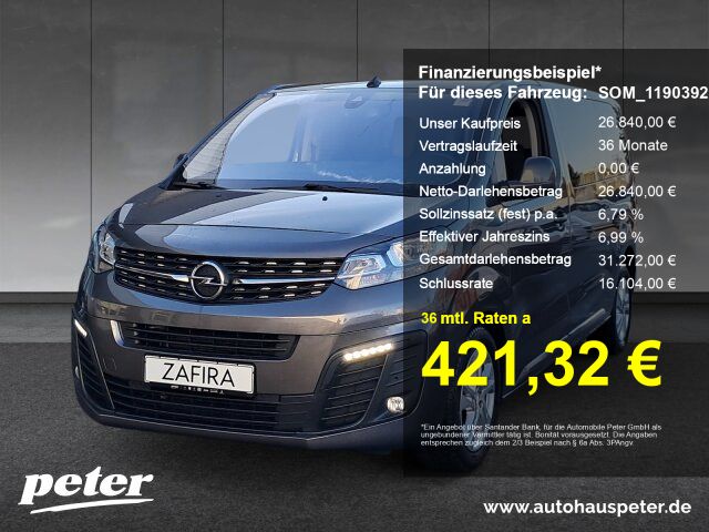 Opel Zafira Life 82.649 km 26.840 &euro; Halle 06126
