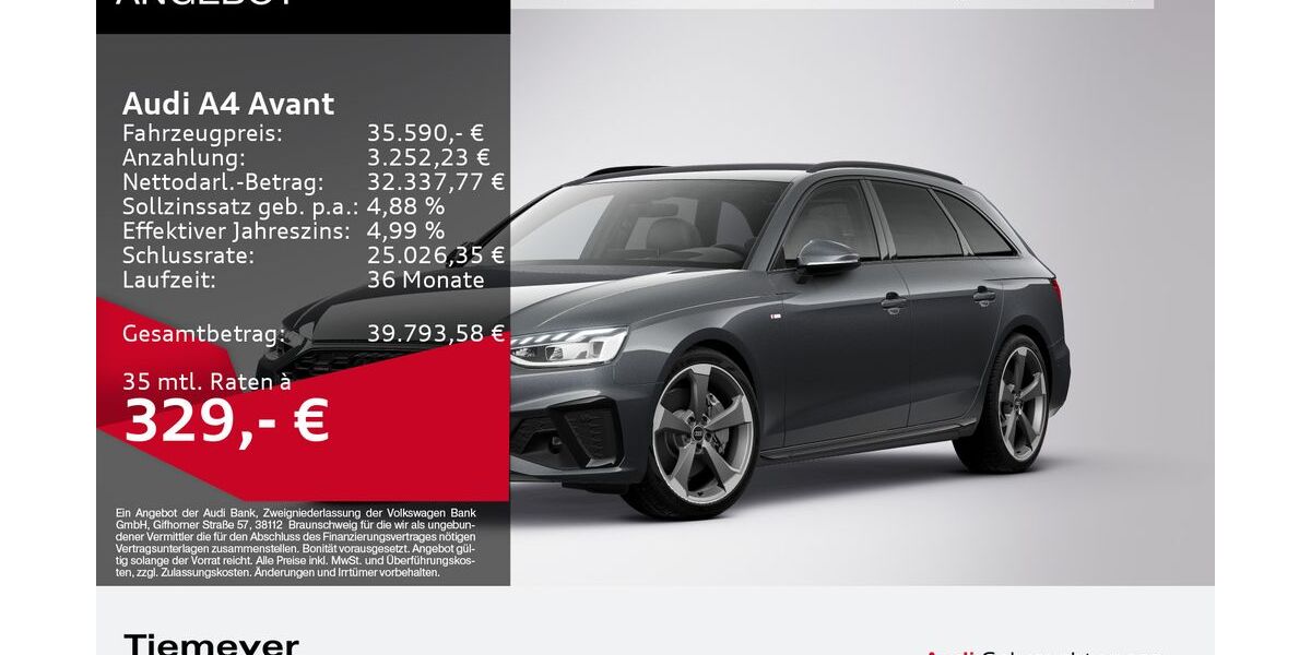 Audi A4 37.175 km 36.390 &euro; Bochum 44809