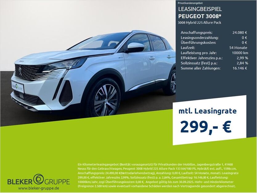 Peugeot 3008 25.492 km 23.980 € Münster - Amelsbüren 48163