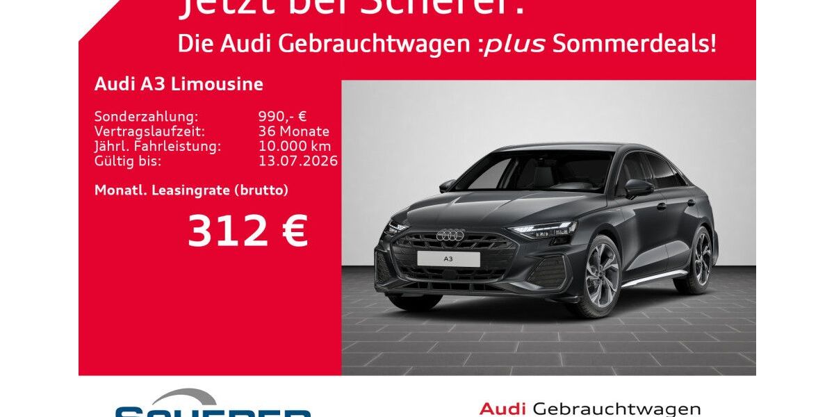 Audi A3 8.576 km 32.499 &euro; Mannheim 68309