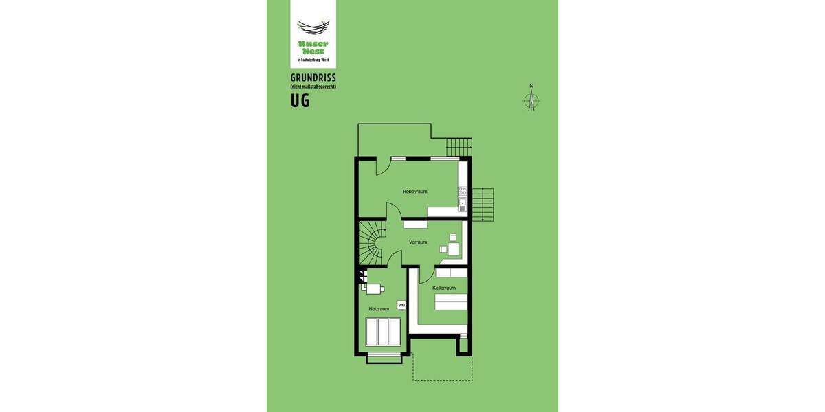 Unser Nest! Doppelhaushälfte in Ludwigsburg-West 6 zimmer