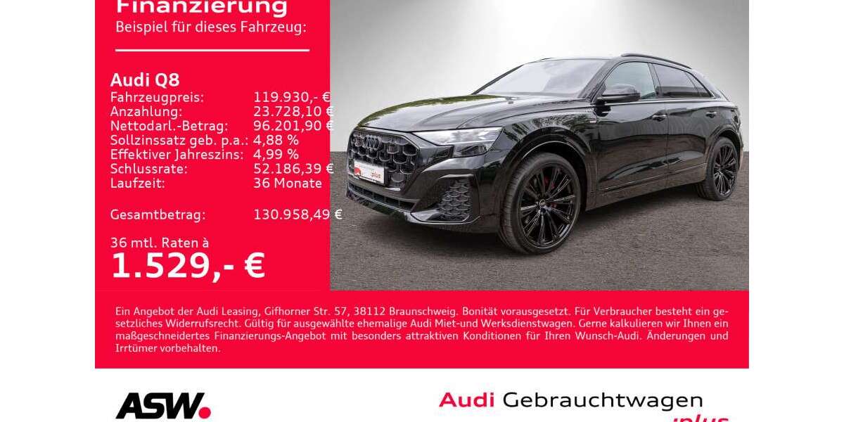 Audi Q8 29.900 km 119.930 &euro; Heilbronn 74074