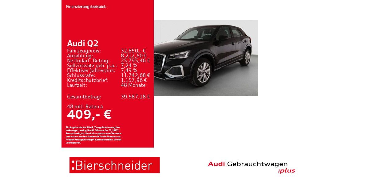 Audi Q2 26.793 km 32.850 &euro; Aalen 73431
