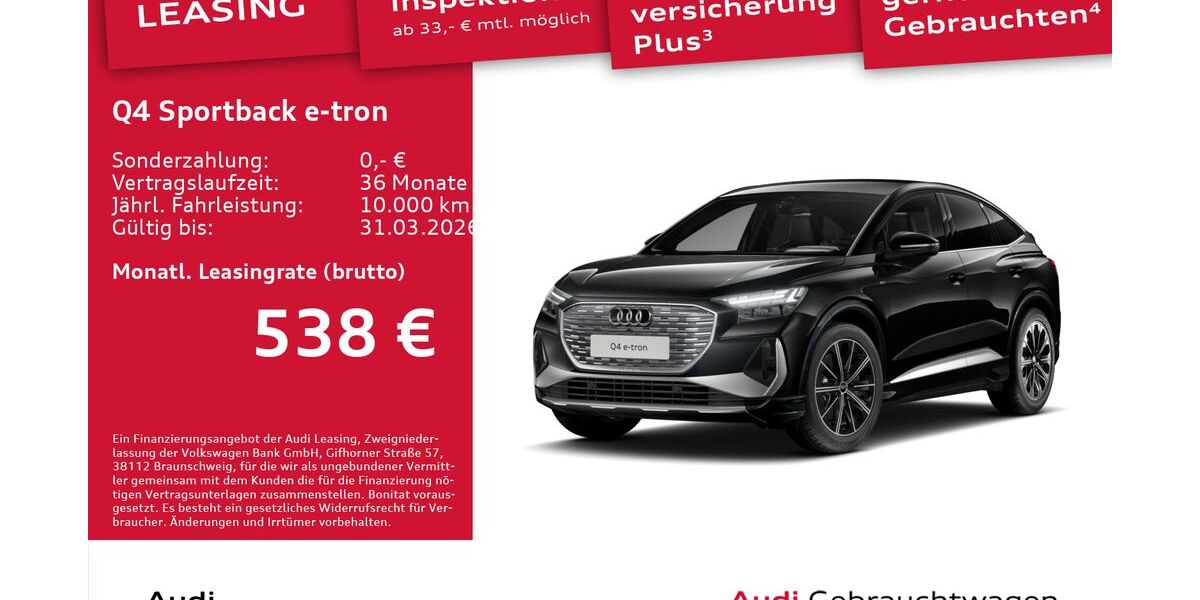 Audi Q4 e-tron 2.370 km 55.990 &euro; Dresden 01067