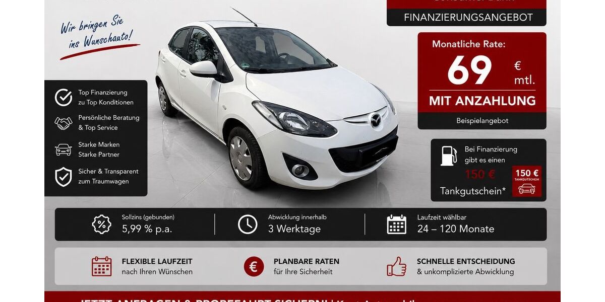 Mazda 2 119.000 km 6.999 &euro; Lübbecke 32312