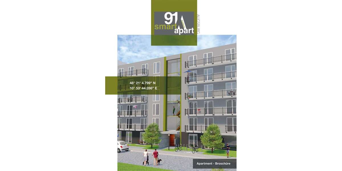 Etagenwohnung Augsburg Hochfeld - 1 Zimmer, 19 m&sup2;, 450&euro; | Angebot:27325668