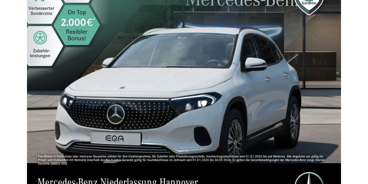 Mercedes-Benz EQA 8.322 km 40.890 &euro; Hannover/Langenhagen 30855