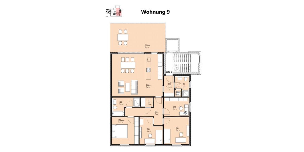 Penthousewohnung mit toller Dachterrasse und moderner Heiztechnik Schweich-Stadtmitte - Einfamilienhaus Schweich | Angebot:25544637
