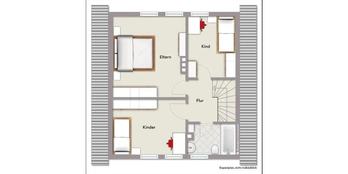 Einfamilienhaus Gifhorn - 4 Zimmer, 85 m&sup2;, 740&euro; | Angebot:26446059
