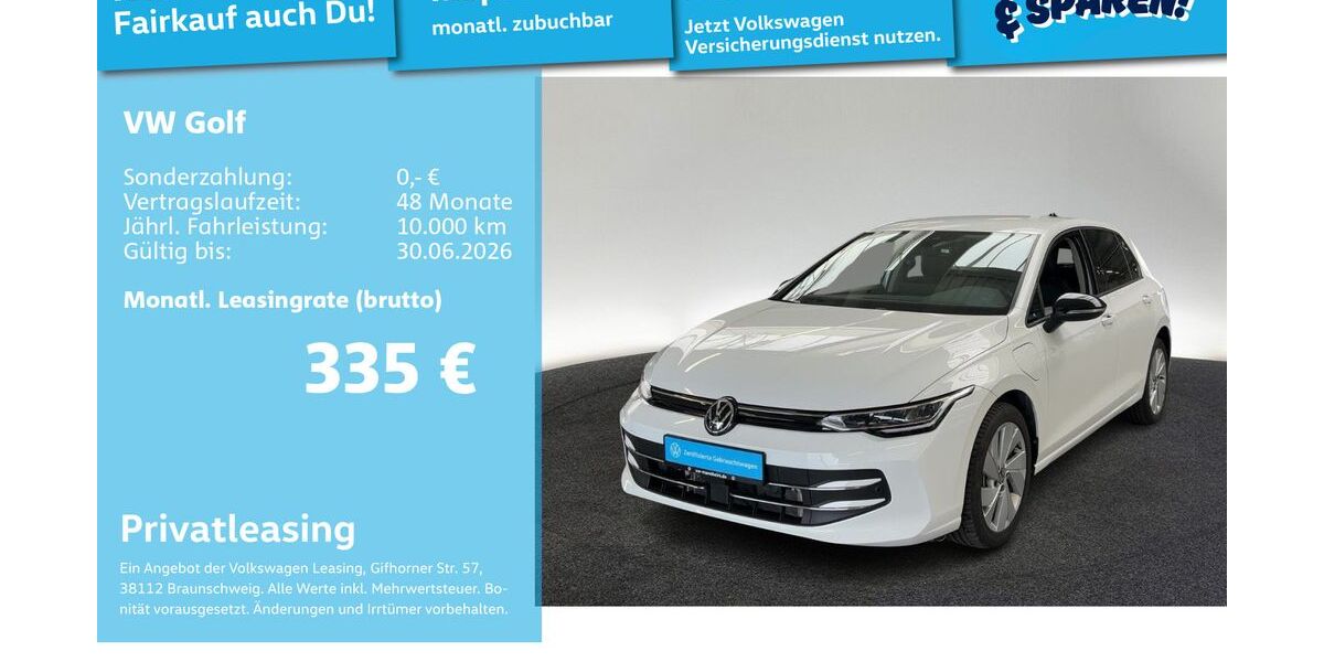 VW Golf 8.914 km 28.989 &euro; Mannheim 68309