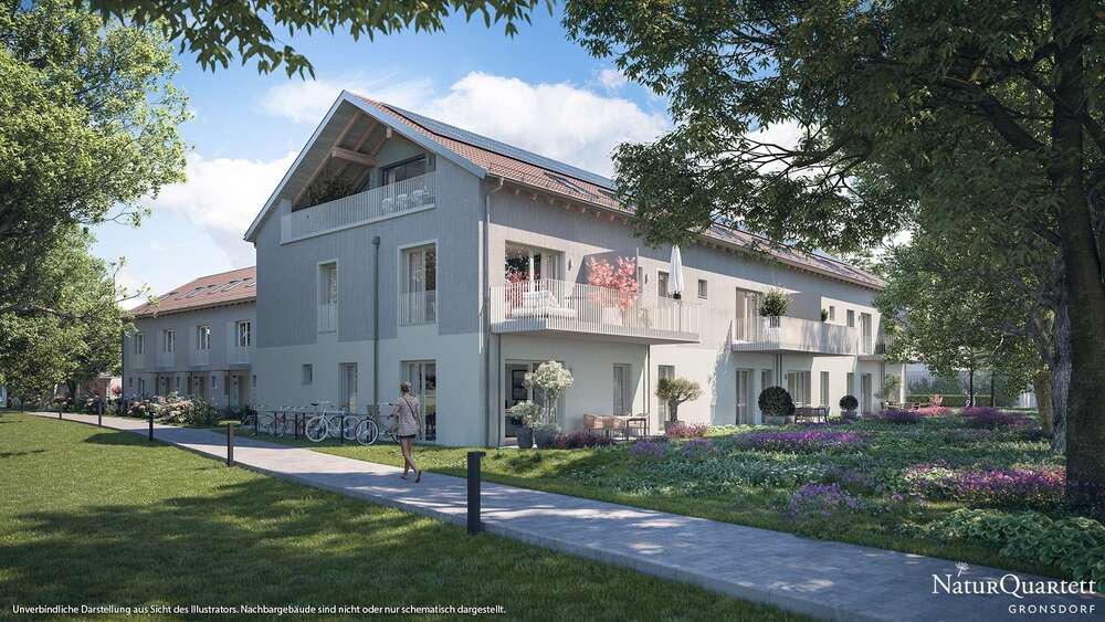 Etagenwohnung Haar Gronsdorf - 2 Zimmer, 57 m&sup2;, 437.000&euro; | Angebot:27112033