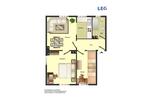 Erdgeschoßwohnung Bocholt Stenern - 3 Zimmer, 52 m&sup2;, 489&euro; | Angebot:26386539