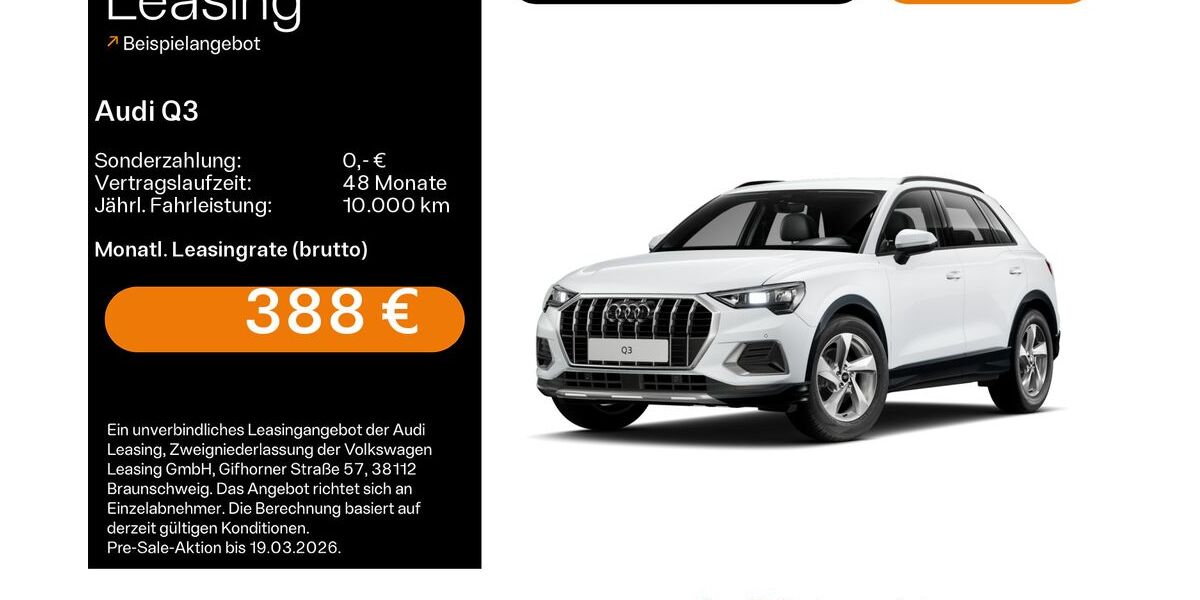 Audi Q3 29.497 km 38.990 &euro; Schweinfurt 97424