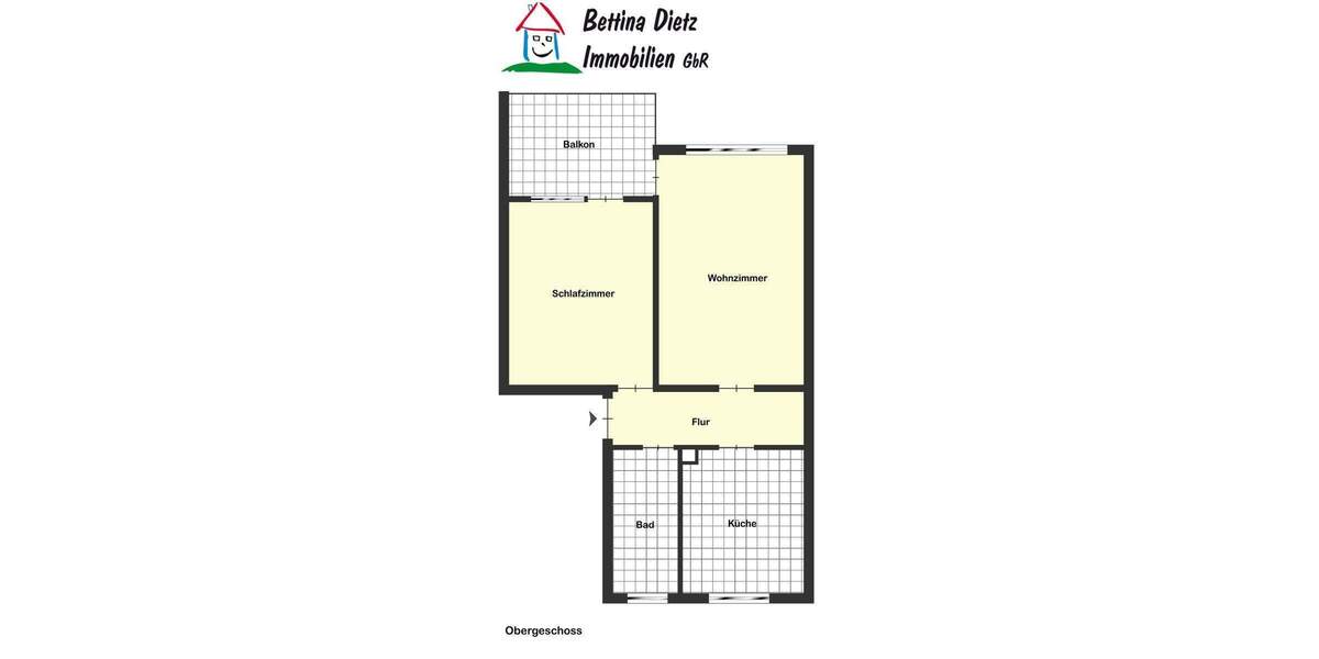 DIETZ: TOP-Modernisierte 2-Zimmer-Wohnung im 1. Obergeschoss 2 zimmer