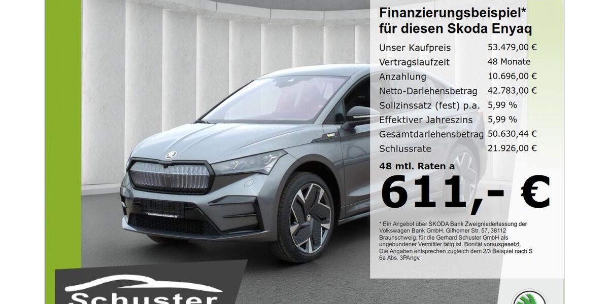 Skoda Enyaq 2.500 km 52.980 &euro; Ruhstorf 94099