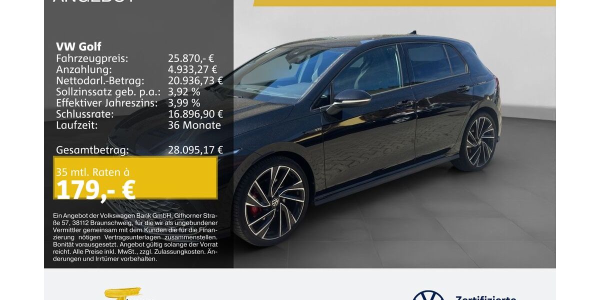 VW Golf 86.799 km 25.550 &euro; Plettenberg 58840