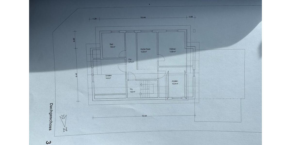 Dachgeschoßwohnung Friesenheim - 3 Zimmer, 80 m&sup2;, 950&euro; | Angebot:25287129