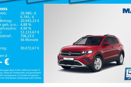 VW T-Cross 6.695 km 26.980 € München 80687
