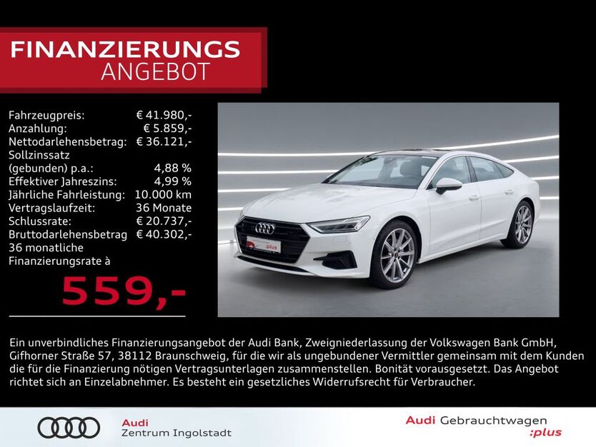 Audi A7 84.106 km 41.980 € Ingolstadt 85057
