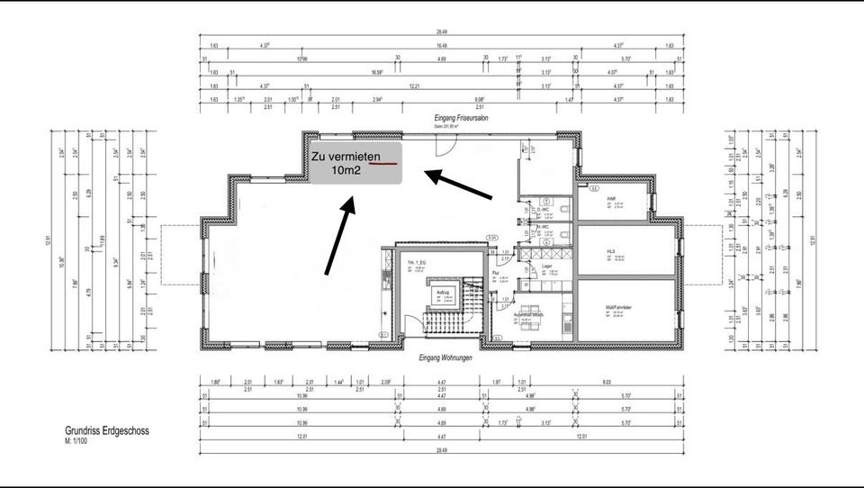 Gewerbeobjekt Lingen (Ems) Damaschke - 450&euro; | Angebot:25261039