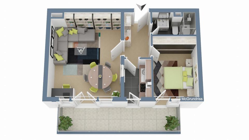 Etagenwohnung Herrsching am Ammersee - 2 Zimmer, 66 m&sup2;, 1.590&euro; | Angebot:26577856