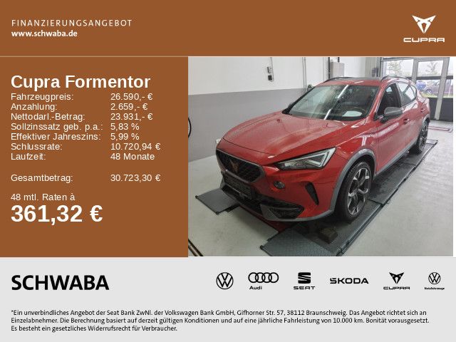 Cupra Formentor 60.100 km 26.590 € Gersthofen 86368