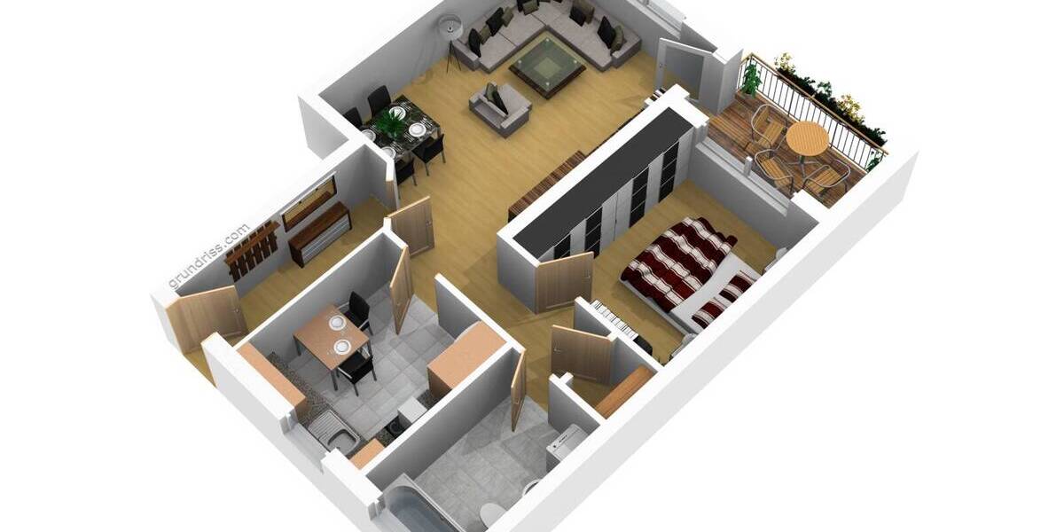 Etagenwohnung Hildburghausen - 2 Zimmer, 97.000&euro; | Angebot:25706974