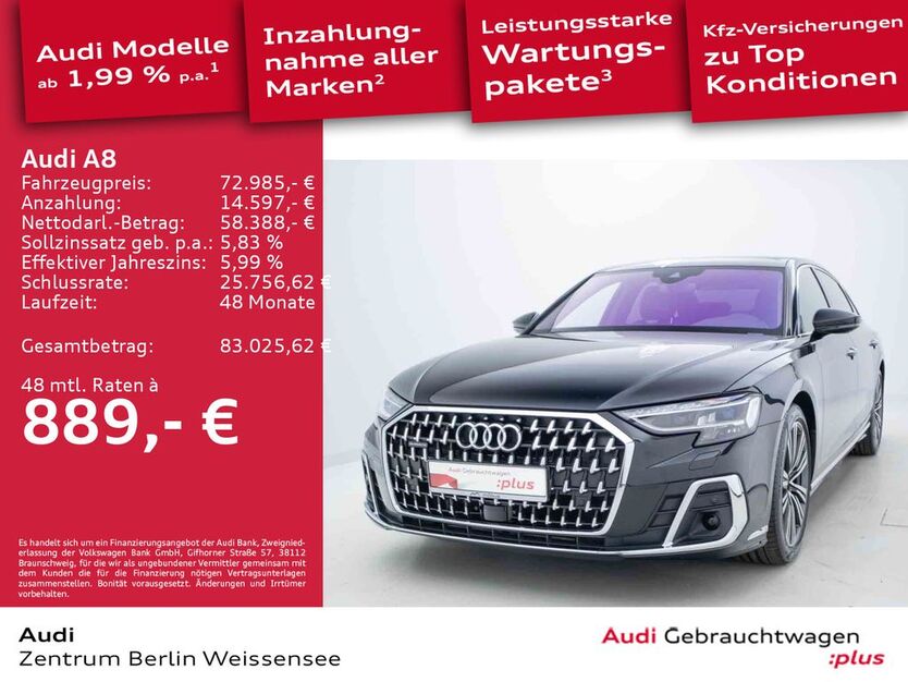 Audi A8 49.217 km 72.985 € Berlin 13088
