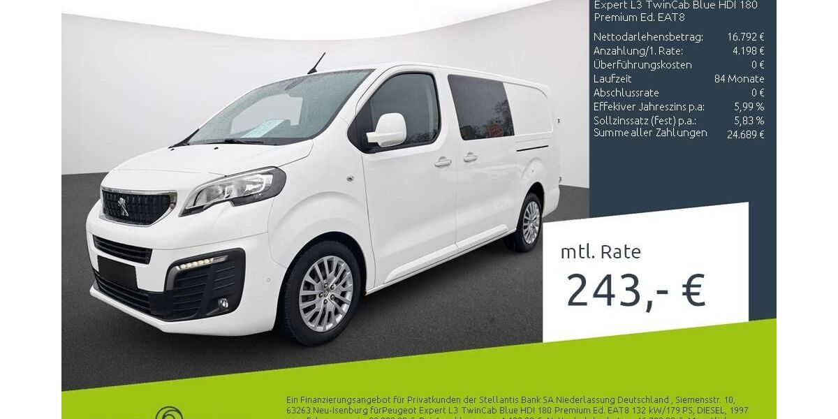 Peugeot Expert 134.697 km 20.370 &euro; Bocholt 46395