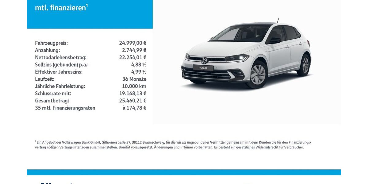 VW Polo 17.700 km 24.999 &euro; Mühlhausen/Thüringen 99974