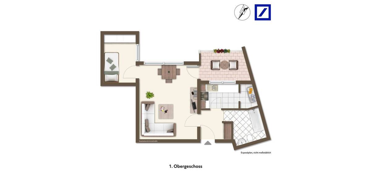 Wohnen mit Wohlfühlcharakter und Effizienz 2 zimmer