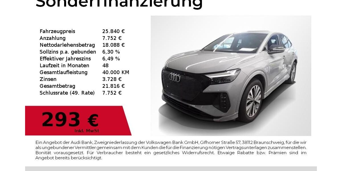 Audi Q4 e-tron 48.700 km 25.840 &euro; Nürnberg 90411