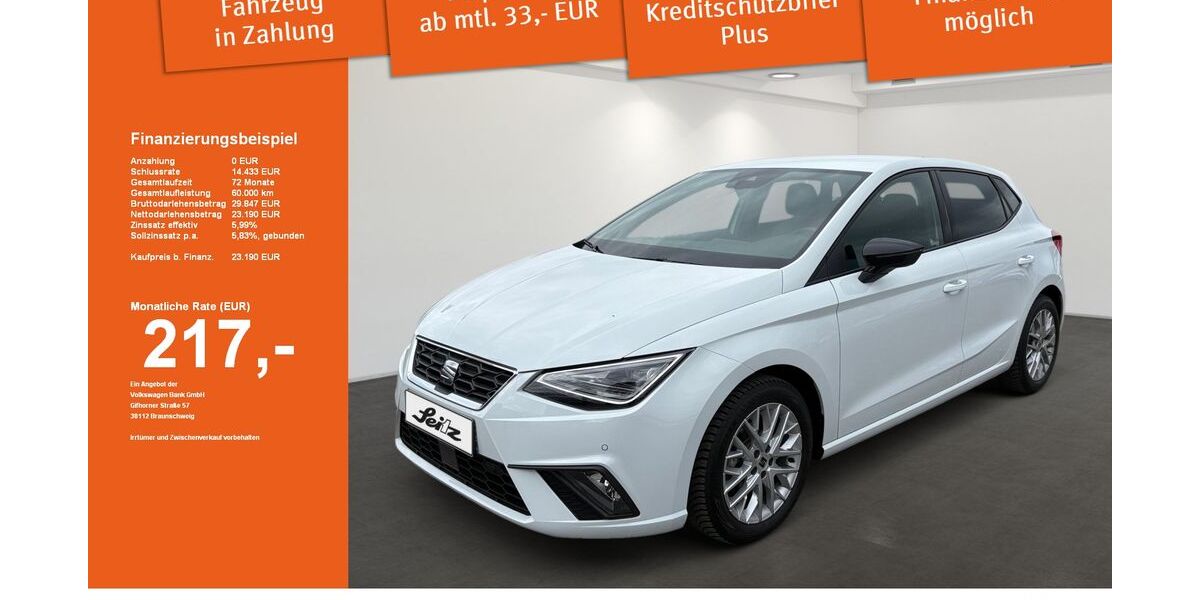 Seat Ibiza 21.575 km 22.590 &euro; Weingarten 88250