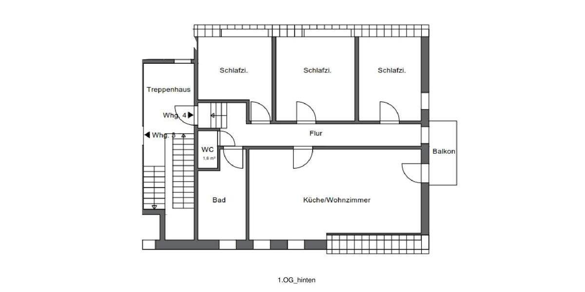 Etagenwohnung Heide - 4 Zimmer, 90 m&sup2;, 950&euro; | Angebot:26619359