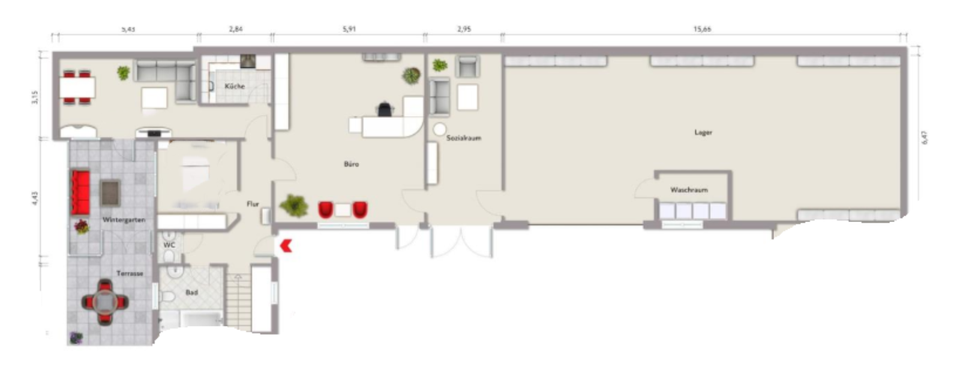 Gewerbeobjekt Varel - 1.980&euro; | Angebot:24649889