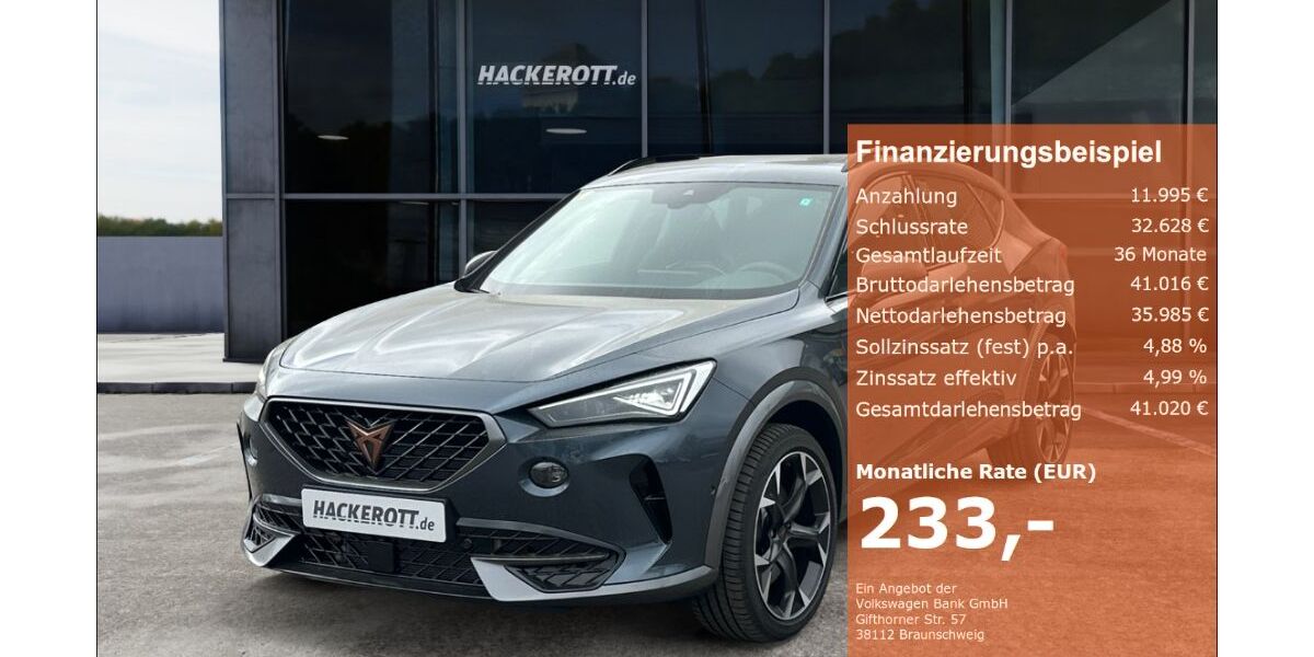 Cupra Formentor 5.000 km 47.980 € Hannover 30165