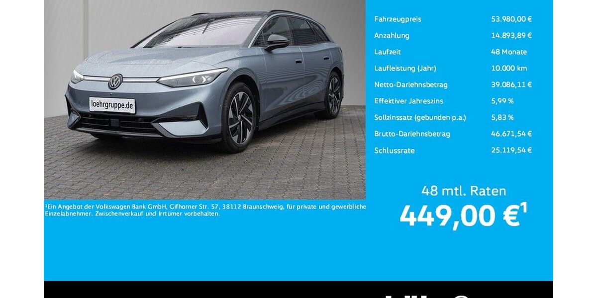 VW ID.7 19.526 km 53.980 &euro; Neuwied 56564