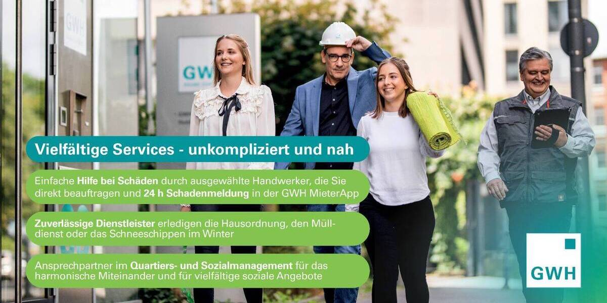Etagenwohnung Korbach - 2 Zimmer, 60 m&sup2;, 430&euro; | Angebot:26345673