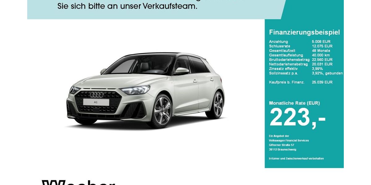 Audi A1 20.040 km 23.777 &euro; Herrenberg 71083