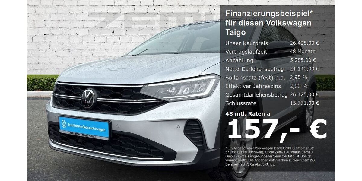 VW Taigo 10.949 km 25.950 &euro; Bernau 16321