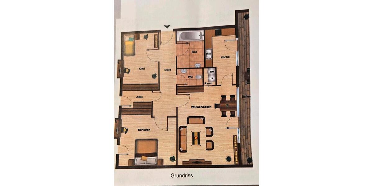 Dachgeschoßwohnung Sonthofen - 3 Zimmer, 82 m&sup2;, 355.000&euro; | Angebot:23582548